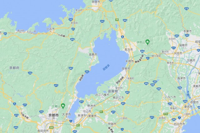 琵琶湖の地理を英語で説明