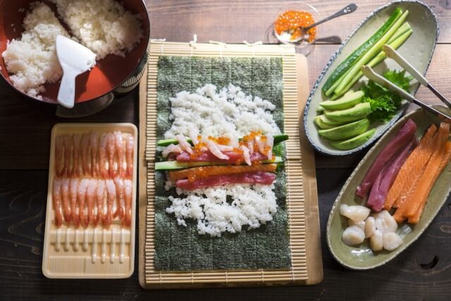 巻き寿司の作り方を英語で説明